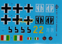 Plastikowy Model samolotu Fiat G.55 + podkład, farbki, lakier, wash, klej, pędzelki, papier ścierny, taśma do maskowania