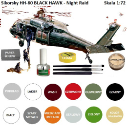 PLASTIKWY MODEL śmigłowc helikopter UH-60 Black Hawk 
