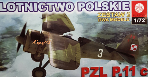 Zestaw 2 modeli samolotów P-11c oraz RWD-6 + podkład, farbki, wash, lakier, klej, pędzelki Zestaw 2 modeli samolotów P-11c oraz RWD-6 + podkład, farbki, wash, lakier, klej, pędzelki