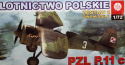 Zestaw 2 modeli samolotów P-11c oraz RWD-6 + podkład, farbki, wash, lakier, klej, pędzelki