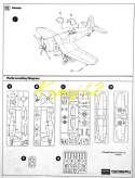 MODEL plastikowego samolotu do sklejania Corsair F4U-4B Wojna koreańska + klej do modeli, zestaw farb, 3 pędzelki modelarskie..