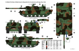 MODEL plastikowy czołg do sklejania K2 Black Panther Polish Army + klej, pędzelki modelarskie, podkład , farby modelarskie....