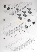 MODEL plastikowy czołg do sklejania K2 Black Panther Polish Army + mata modelarska A3, klej, pędzelki modelarskie, farby ..