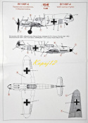 MODEL samolot Messerschmitt Bf 109F-4 z personelem 1:48 , klej, zestaw farb akrylowych, podkład, pędzle modelarskie......
