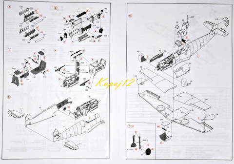 MODEL samolot Messerschmitt Bf 109F-4 z personelem 1:48 , zestaw farby akrylowe, podkład do modeli, lakier do modeli... MODEL samolot Messerschmitt Bf 109F-4 z personelem 1:48 , zestaw farby akrylowe, podkład do modeli, lakier do modeli...