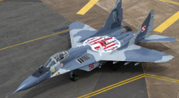 MODEL samolotu odrzutowego myśliwskiego MiG-29A Fulcrum 