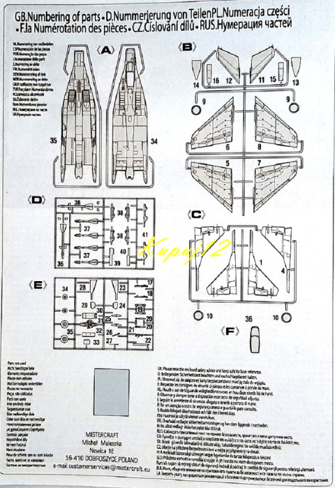 MODEL samolotu odrzutowego myśliwskiego MiG-29A Fulcrum "Polish Rocket" + podkład, farba , lakier, wash, ... ZESTAW MODEL samolotu odrzutowego myśliwskiego MiG-29A Fulcrum "Polish Rocket" + podkład, farba , lakier, wash, ... ZESTAW