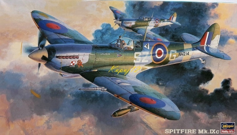 MODEL plastikowego samolotu do sklejania Spitfire Mk.IXc Polski 316 Dywizjon Warszawski, skala 1:48 + podkład, lakier, farby MODEL plastikowego samolotu do sklejania Spitfire Mk.IXc Polski 316 Dywizjon Warszawski, skala 1:48 + podkład, lakier, farby