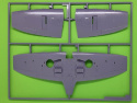 MODEL plastikowego samolotu do sklejania Spitfire Mk.IXc Polski 316 Dywizjon Warszawski, skala 1:48 + podkład, lakier, farby