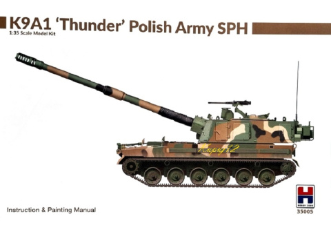 PLASTIKOWY MODEL do sklejania K9A1 Thunder Haubica samobieżna, armatohaubica Polska Armia + mata, farba modelarska, klej.... PLASTIKOWY MODEL do sklejania K9A1 Thunder Haubica samobieżna, armatohaubica Polska Armia + mata, farba modelarska, klej....