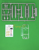 PLASTIKOWY MODEL samolot do sklejania MiG-27 FLOGGER D + farby do modeli, klej modelarski, zestaw farb modelarskich, , lakier...