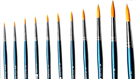Pędzelek pędzel modelarski Italeri 51202 Brush Synthetic Round okrągły 00 Pędzelek pędzel modelarski Italeri 51202 Brush Synthetic Round okrągły 00