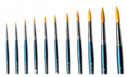 Pędzelek pędzel modelarski Italeri 51204 Brush Synthetic Round okrągły 1