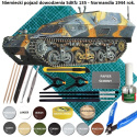 CZOŁG model plastikowy do sklejania niemiecki pojazd dowodzenia SdKfz 135 + mata, klej, farby modelarskie akrylowe, podkład...