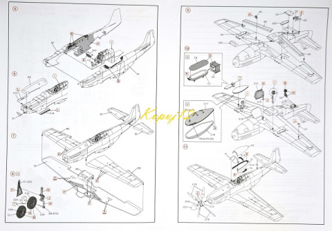 MODEL do sklejania amerykański samolot myśliwski P-51D-15 Mustang + farby akrylowe modelarskie, wash, podkład, lakier..... MODEL do sklejania amerykański samolot myśliwski P-51D-15 Mustang + farby akrylowe modelarskie, wash, podkład, lakier.....