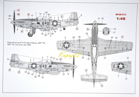 MODEL do sklejania amerykański samolot myśliwski P-51D-15 Mustang + farby akrylowe modelarskie, wash, podkład, lakier..... MODEL do sklejania amerykański samolot myśliwski P-51D-15 Mustang + farby akrylowe modelarskie, wash, podkład, lakier.....