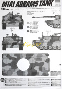MODEL plastikowy czołg do sklejania M1A1 Abrams Tank Ukraine+ zestaw farb akrylowych do modeli, podkład do far akrylowych ...