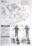 MODEL plastikowy czołg do sklejania M1A1 Abrams Tank Ukraine+ zestaw farb akrylowych do modeli, podkład do far akrylowych ...