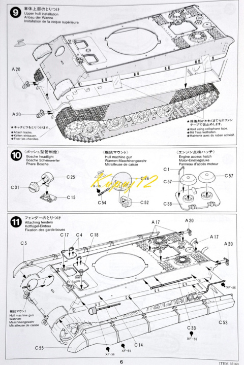 Model do sklejania czołg Panzer Kampfwagen VI Tiger II, Porsche Turret, King Tiger, Tygrys Królewski, skala 1:35, mata, farby.. Model do sklejania czołg Panzer Kampfwagen VI Tiger II, Porsche Turret, King Tiger, Tygrys Królewski, skala 1:35, mata, farby..