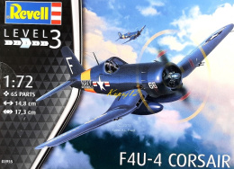 MODEL plastikowego samolotu do sklejania Corsair F4U-4, podkład, farby akrylowe matowe do modeli, podkład do farb akrylowych..