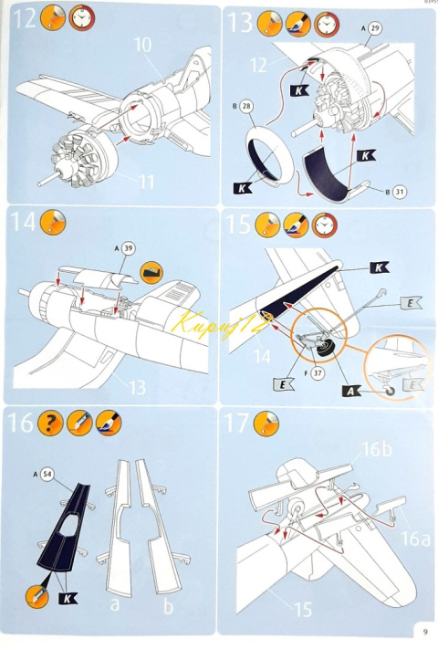 MODEL plastikowego samolotu do sklejania Corsair F4U-4, podkład, farby akrylowe matowe do modeli, podkład do farb akrylowych.. MODEL plastikowego samolotu do sklejania Corsair F4U-4, podkład, farby akrylowe matowe do modeli, podkład do farb akrylowych..