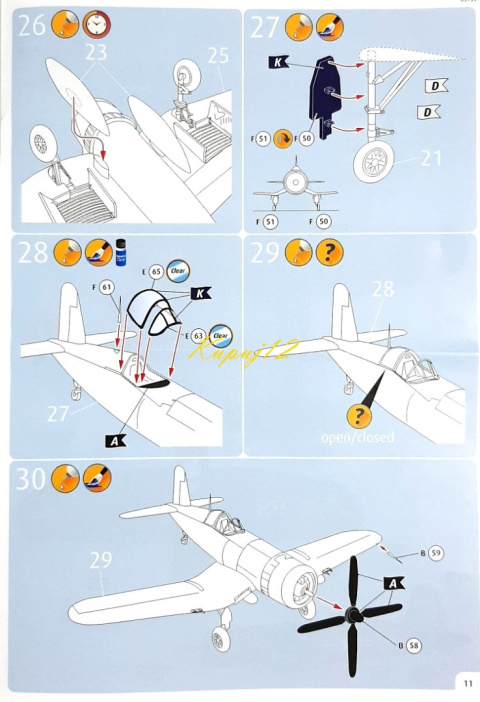 MODEL plastikowego samolotu do sklejania Corsair F4U-4, podkład, farby akrylowe matowe do modeli, podkład do farb akrylowych.. MODEL plastikowego samolotu do sklejania Corsair F4U-4, podkład, farby akrylowe matowe do modeli, podkład do farb akrylowych..