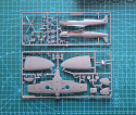 PLASTIKOWY MODEL samolotu do sklejania Spitfire Mk.Ia + podkład, farby akrylowe matowe do modeli, podkład do farb akrylowych..