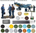 MODEL samolotu Messerschmitt Bf 109F-4 + personel 1:48 , klej, farby akrylowe, podkład do modeli, lakier błyszczący......