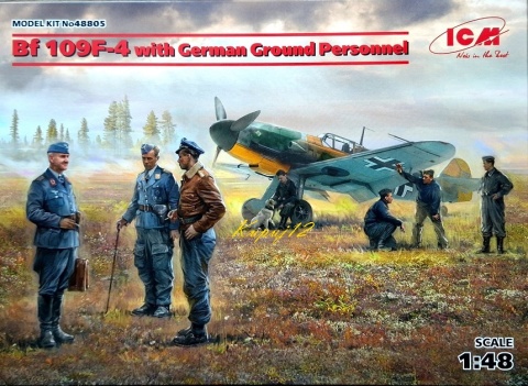 MODEL samolotu Messerschmitt Bf 109F-4 z personelem 1:48 , zestaw farby akrylowe, podkład do modeli, lakier modelarski... MODEL samolotu Messerschmitt Bf 109F-4 z personelem 1:48 , zestaw farby akrylowe, podkład do modeli, lakier modelarski...