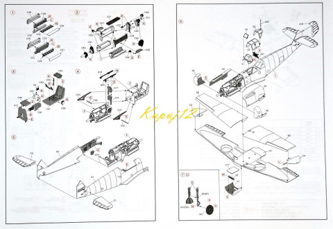 MODEL samolotu Messerschmitt Bf 109F-4 z personelem 1:48 , zestaw farby akrylowe, podkład do modeli, lakier modelarski... MODEL samolotu Messerschmitt Bf 109F-4 z personelem 1:48 , zestaw farby akrylowe, podkład do modeli, lakier modelarski...
