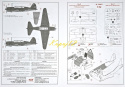 MODEL samolotu do sklejania Suchoj Su-2 + klej, 3 pędzle modelarskie, taśma modelarska, podkład, farby akrylowe do modeli ...