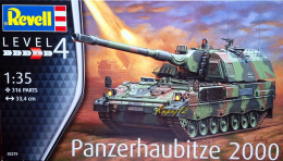 PLASTIKOWY MODEL Armatohaubica 2000, Haubica samobieżna, Klej do modeli, farby do modeli akrylowe matowe, lakier, podkład...