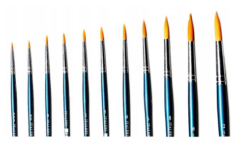 Pędzelek pędzel modelarski Italeri 512077 Brush Synthetic Round okrągły nr 4 Pędzelek pędzel modelarski Italeri 512077 Brush Synthetic Round okrągły nr 4