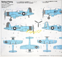 MODEL plastikowego samolotu do sklejania Corsair F4U-1D, podkład, farby akrylowe matowe do modeli, podkład do farb akrylowych..