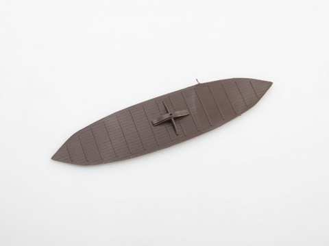 PLASTIKOWY Model łódzi Wikingów Drakkar Oseberg skala 1:180 + klej, pędzelki, zestaw farb modelarskich z fabą podkładową.... PLASTIKOWY Model łódzi Wikingów Drakkar Oseberg skala 1:180 + klej, pędzelki, zestaw farb modelarskich z fabą podkładową....