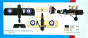Model plastikowy samolot do sklejania Royal Aircraft Factory S.E. 5A, klej modelarski, podkład, farby akrylowe matowe do modeli.