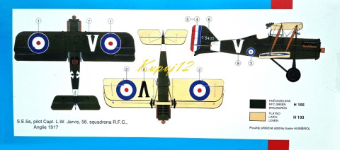 Model plastikowy samolot do sklejania Royal Aircraft Factory S.E. 5A, klej modelarski, podkład, farby akrylowe matowe do modeli. Model plastikowy samolot do sklejania Royal Aircraft Factory S.E. 5A, klej modelarski, podkład, farby akrylowe matowe do modeli.