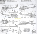 MODEL śmigłowca Bell UH-1H IROQUOIS amerykański helikopter wielozadaniowy. Zestaw: klej, model, farby, lakier, pędzle..