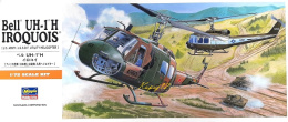 MODEL amerykański śmigłowiec Bell UH-1H IROQUOIS helikopter wielozadaniowy. Zestaw: model, farby, lakier....