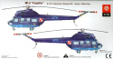 MODEL śmigłowca, helikoptera do sklejania Mi-2 Hoplite + zestaw farb...