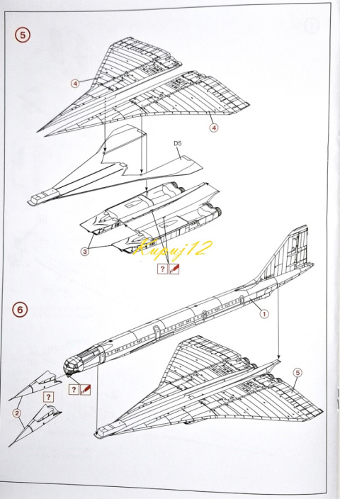MODEL PLASTIKOWEGO SAMOLOTU do sklejania Tupolew Tu-144 + klej, 3 pędzle, farby, podkład modelarski, wash modelarski, lakiere... MODEL PLASTIKOWEGO SAMOLOTU do sklejania Tupolew Tu-144 + klej, 3 pędzle, farby, podkład modelarski, wash modelarski, lakiere...