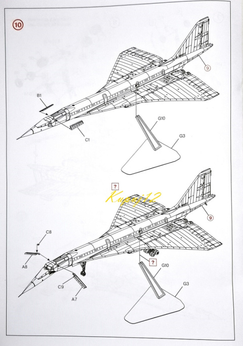 MODEL PLASTIKOWEGO SAMOLOTU do sklejania Tupolew Tu-144 + klej, 3 pędzle, farby, podkład modelarski, wash modelarski, lakiere... MODEL PLASTIKOWEGO SAMOLOTU do sklejania Tupolew Tu-144 + klej, 3 pędzle, farby, podkład modelarski, wash modelarski, lakiere...