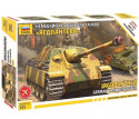 MODEL czołgu do sklejania, JAGDPANTHER niszczyciel czołgów + mata modelarska A3, farby, podkład, lakier... skala 1:72