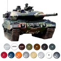 MODEL czołgu do sklejania Leopard 2 A6/A6NL + Farby podkład, wash