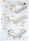 MODEL czołgu do sklejania Leopard 2 A6/A6NL + Farby podkład, wash