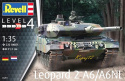MODEL czołgu do sklejania Leopard 2 A6/A6NL + mata modelarska samogojąca A3, farby, lakier, podkład, wash, pędzle, taśma..