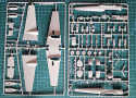 MODEL niemieckiego samolotu do sklejania Bf 110 C Zerstorer + klej, pędzle, podkład, farby, lakier..