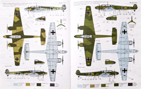 MODEL niemieckiego samolotu do sklejania Bf 110 C Zerstorer + klej, pędzle, podkład, farby, lakier.. MODEL niemieckiego samolotu do sklejania Bf 110 C Zerstorer + klej, pędzle, podkład, farby, lakier..