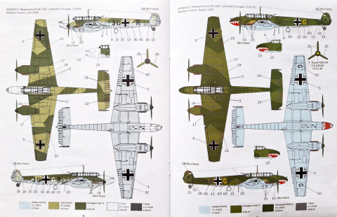 MODEL niemieckiego samolotu do sklejania Bf 110 C Zerstorer + mata modelarska A3, klej, pędzle, podkład, farby, lakier.. MODEL niemieckiego samolotu do sklejania Bf 110 C Zerstorer + mata modelarska A3, klej, pędzle, podkład, farby, lakier..
