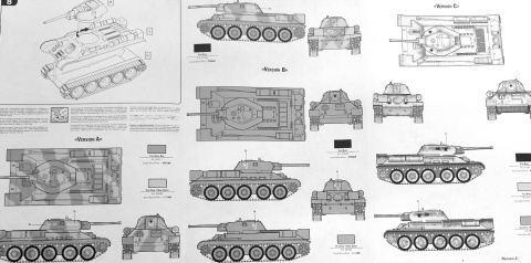 MODEL plastikowego czołgu do sklejania Tank T-34/76 +mata, klej, podkład, lakier, farby akrylowe modelarskie, wash, 3 pędzelki.. MODEL plastikowego czołgu do sklejania Tank T-34/76 +mata, klej, podkład, lakier, farby akrylowe modelarskie, wash, 3 pędzelki..